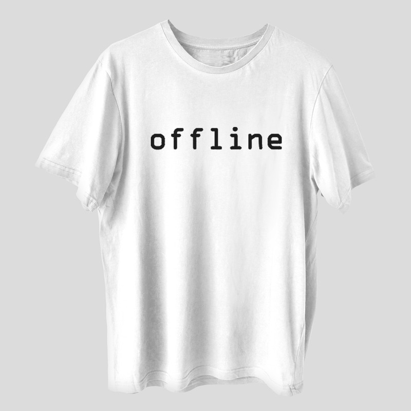 تی شرت آستین کوتاه مردانه مدل offline کد mo247